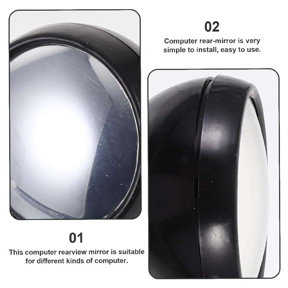 Computer Rearview Convex Glasses Rear View Mirror (Random Color Delivery)