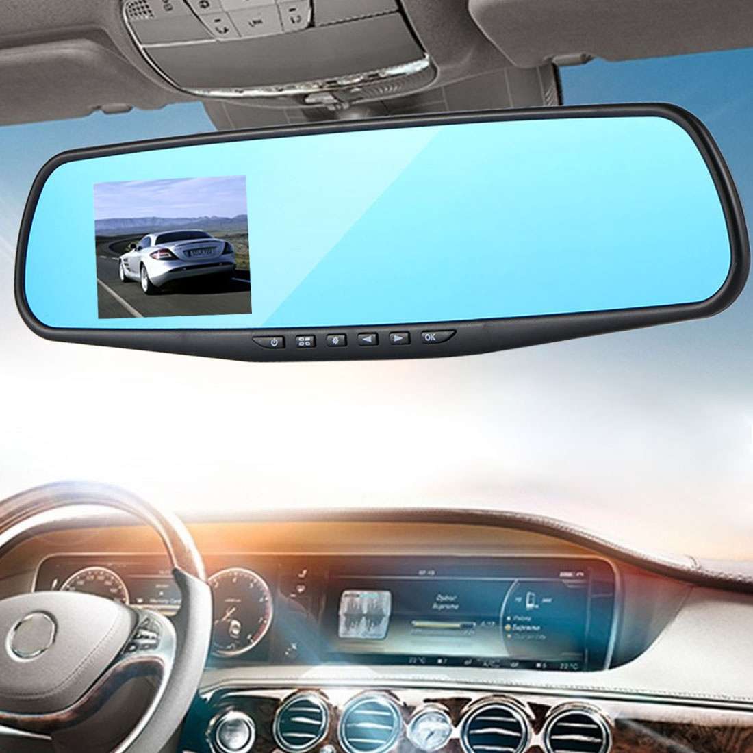 480P 2.8 inch Screen Display Vehicle DVR, 140 Degree Wide Angle Viewing, Support Loop Recording / Mo