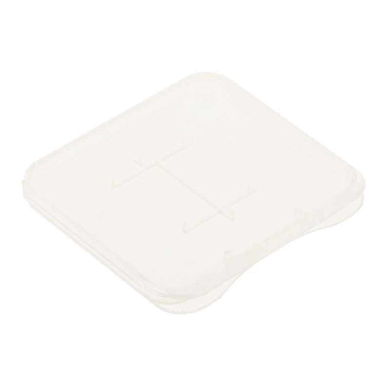 100 PCS Transparent Plastic Storage Card Box for Micro SD Card (TF Card)