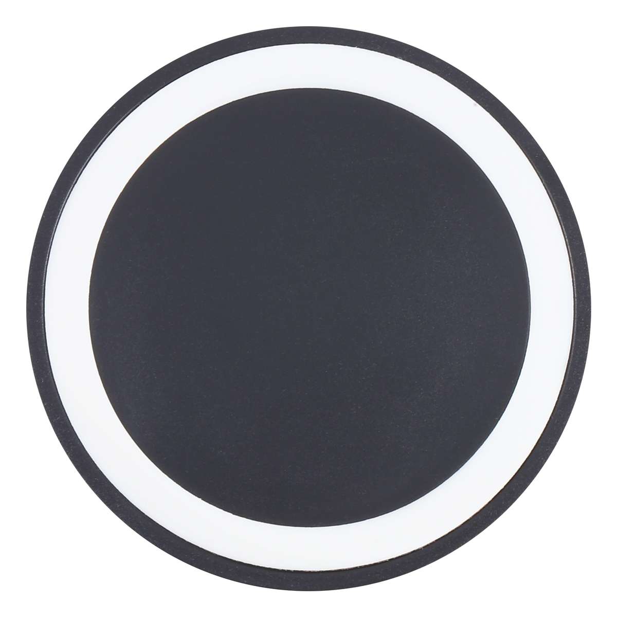 5W Universal QI Standard Round Wireless Charging Pad (Black + White)
