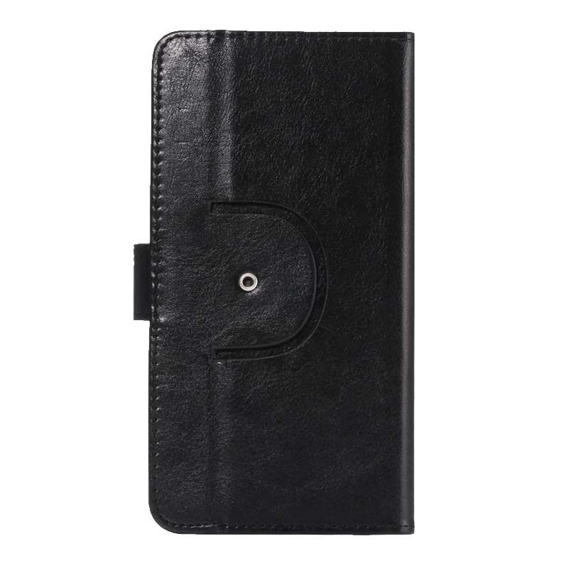 5.5-6.3 Inch Universal Crazy Horse Texture 360 Degree Rotating Carry Case with Holder ... (Black)