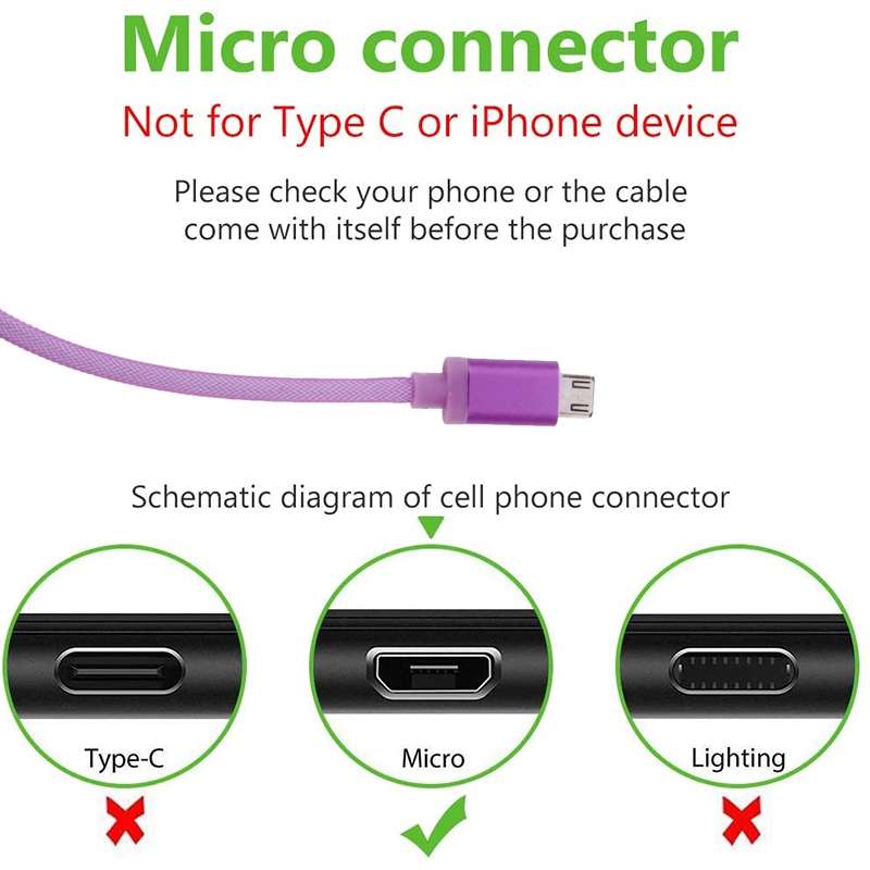 25cm Net Style Metal Head Micro USB to USB 2.0 Data / Charger Cable(Blue)