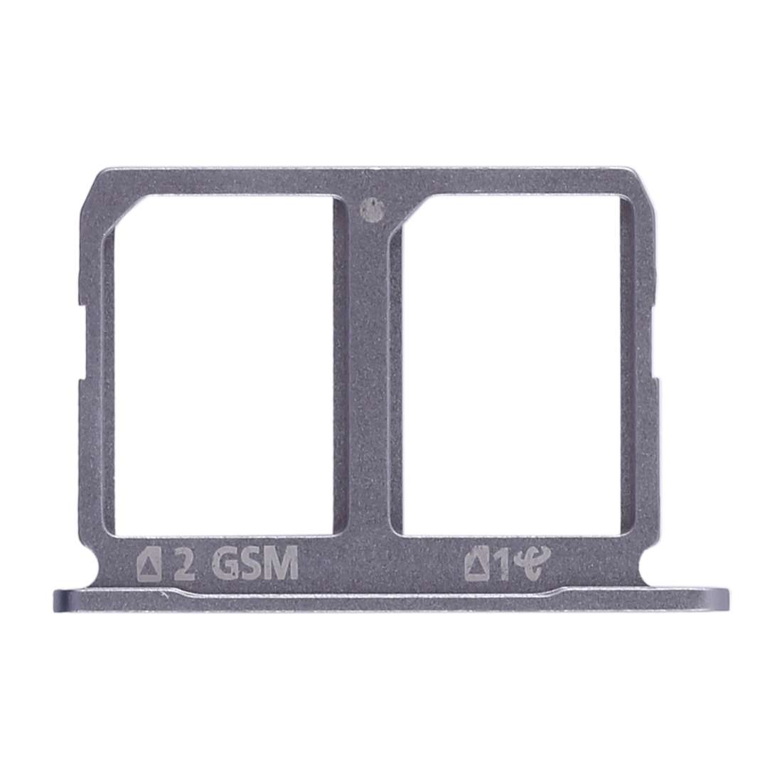 For Galaxy S6 2 SIM Card Tray (Silver)