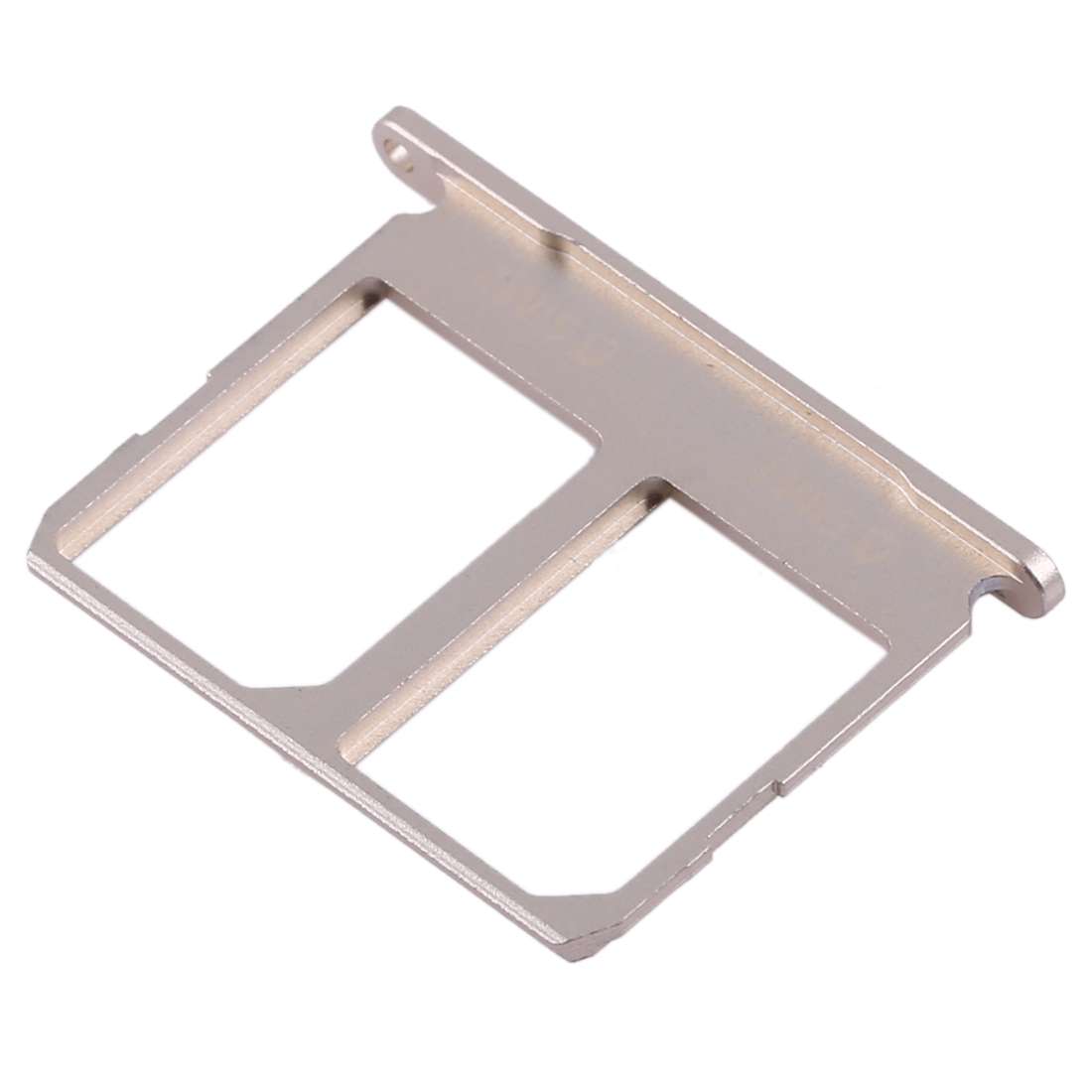 For Galaxy S6 2 SIM Card Tray (Silver)