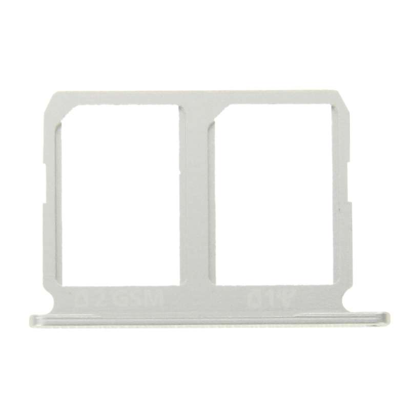 For Galaxy S6 2 SIM Card Tray (Silver)
