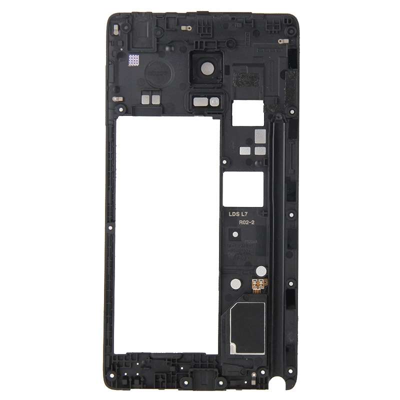 For Galaxy Note Edge / N915 Middle Frame Bezel / Rear Housing (Black)