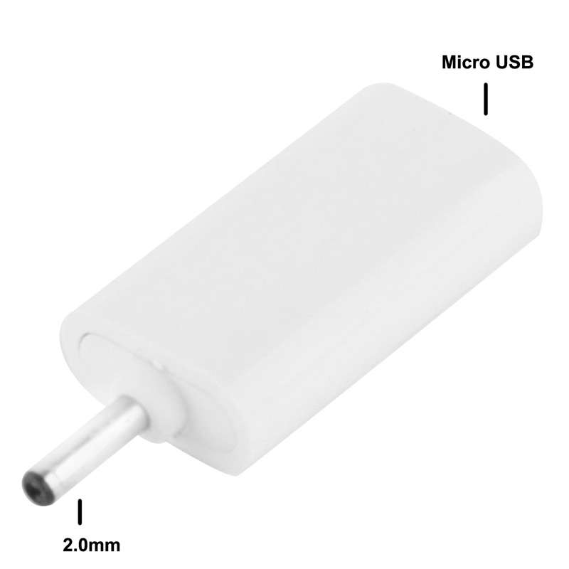 Micro USB to Nokia 2.0mm Charger Adapter