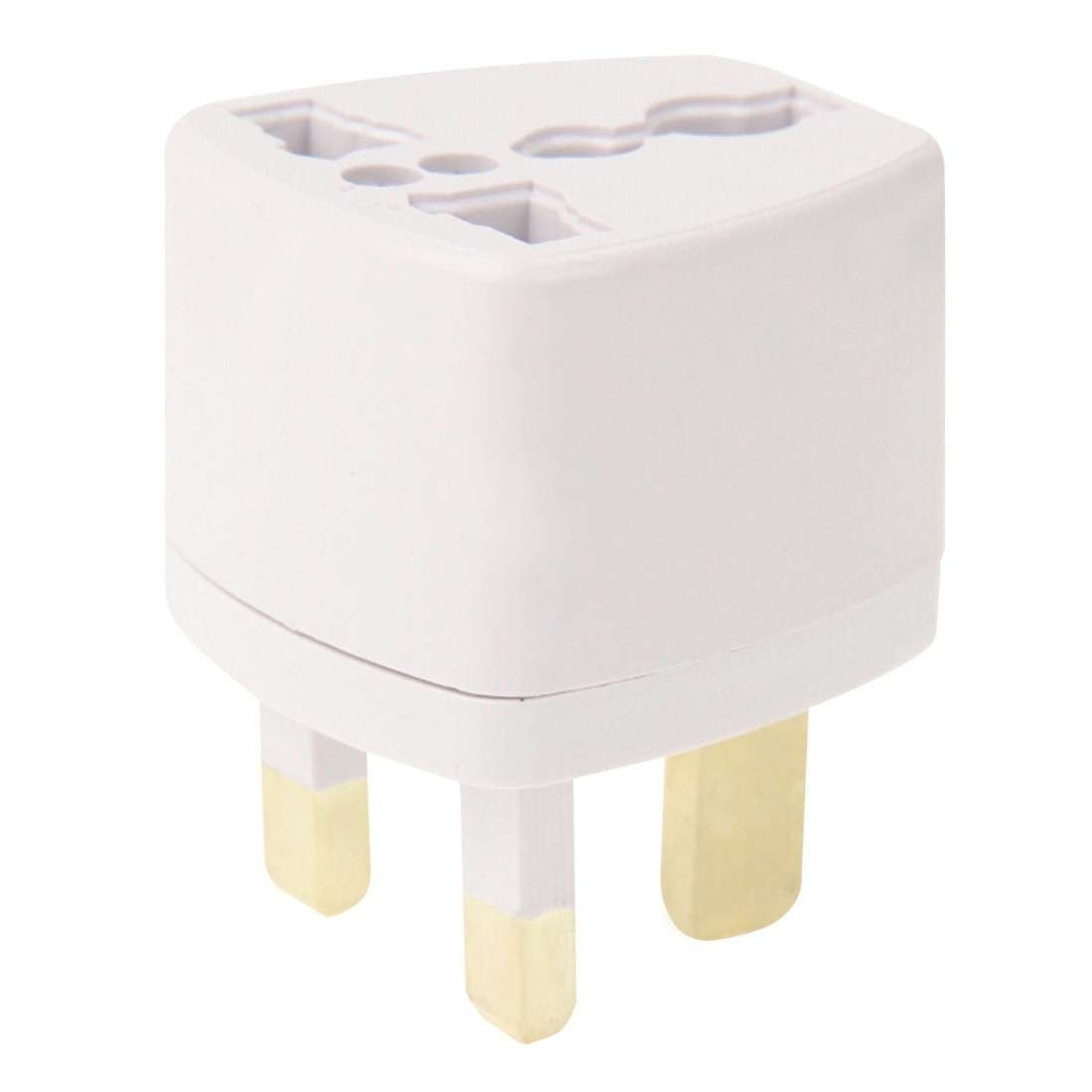 Plug Adapter, Travel Power Adaptor with UK Socket Plug(White)