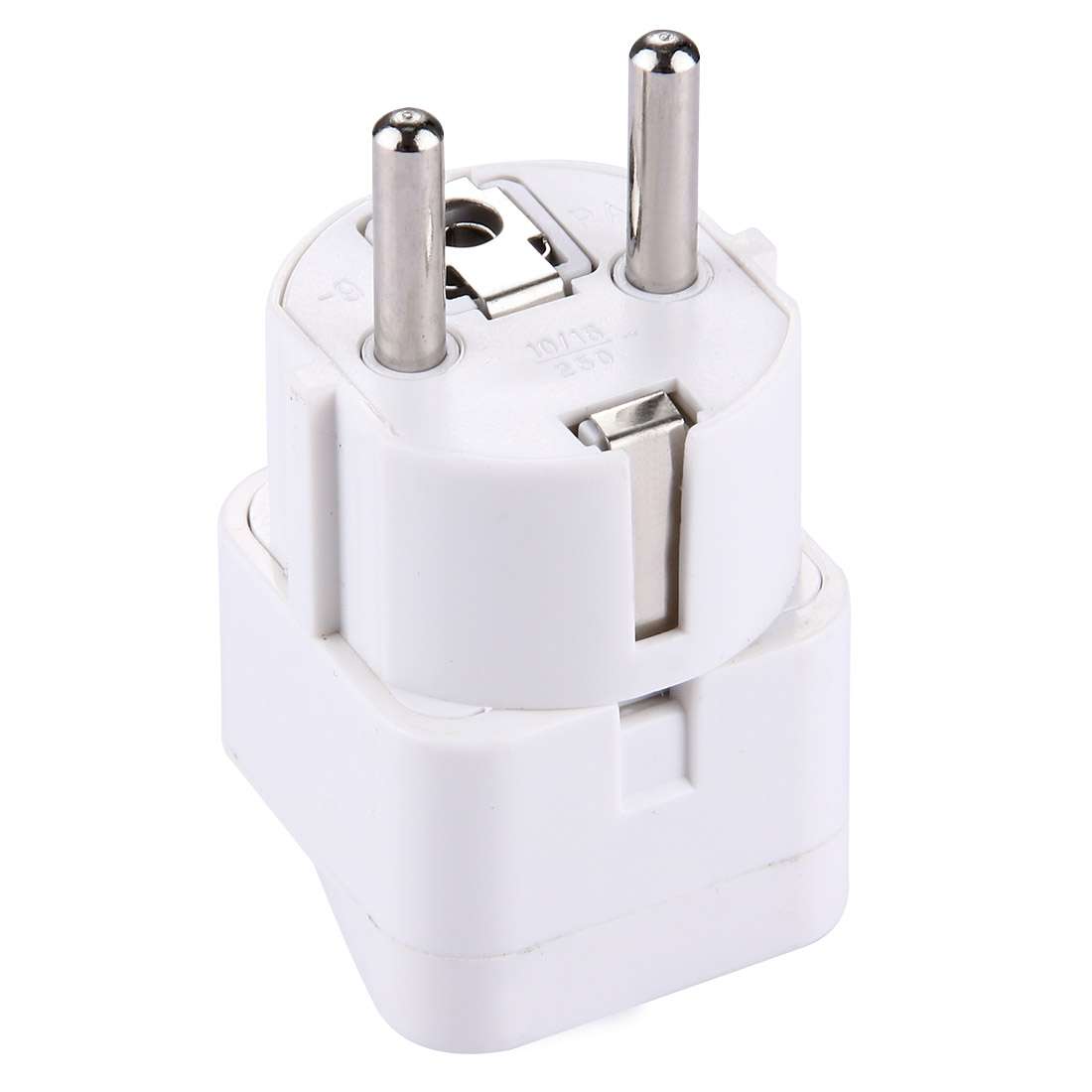 WD-9 Plug Adapter, Travel Power Adaptor with Europe Socket Plug(White)