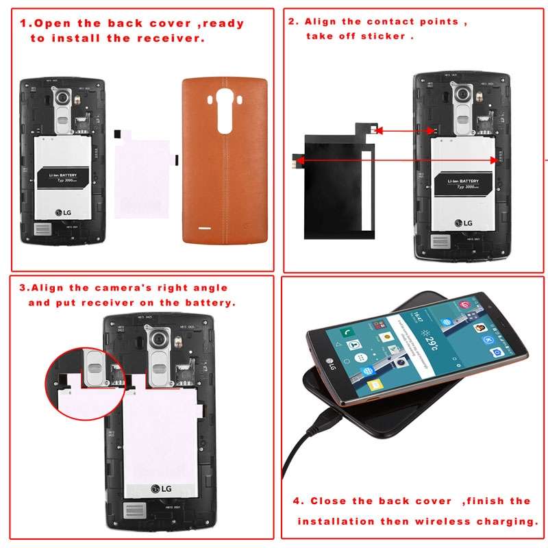 Qi Standard Wireless Charging Receiver with NFC IC Chip
