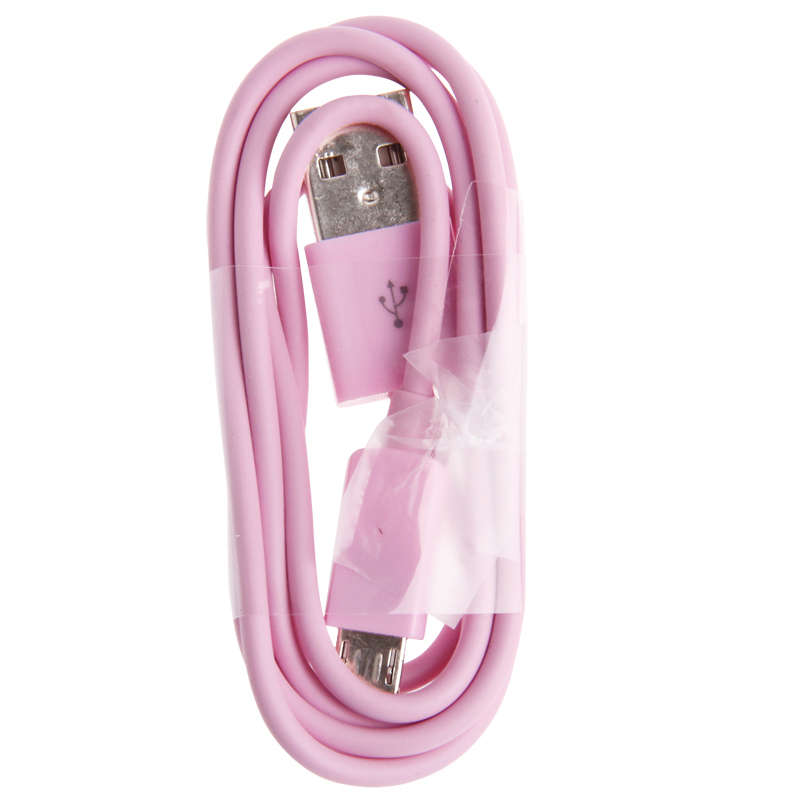 20 PCS 1m Micro USB Port USB Data Cable(Pink)