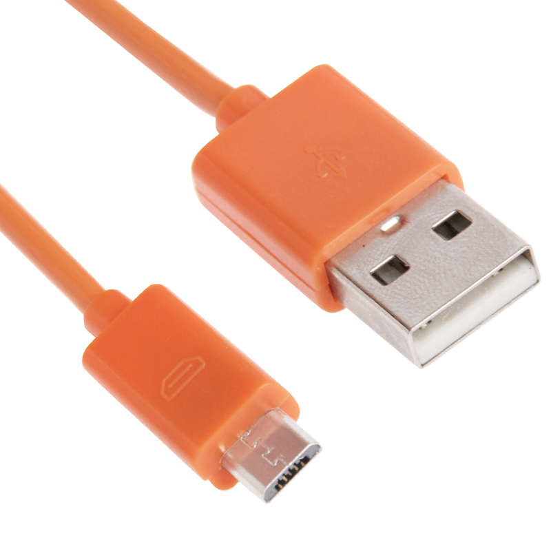20 PCS 1m Micro USB Port USB Data Cable(Orange)