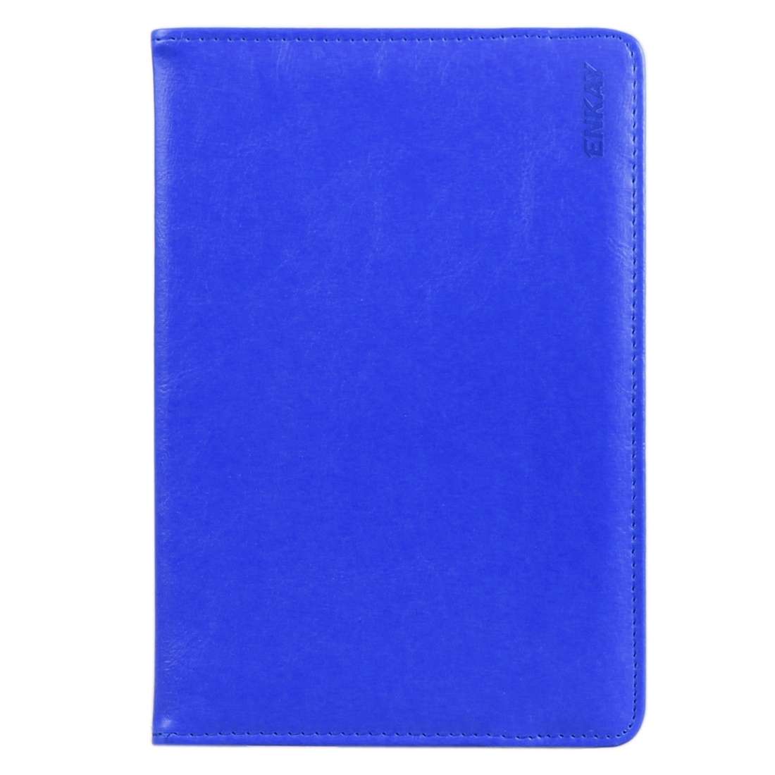 ENKAY 9 inch Tablets Leather Case Crazy Horse Texture 360 Degrees Rotation Protect ... (Dark Blue)