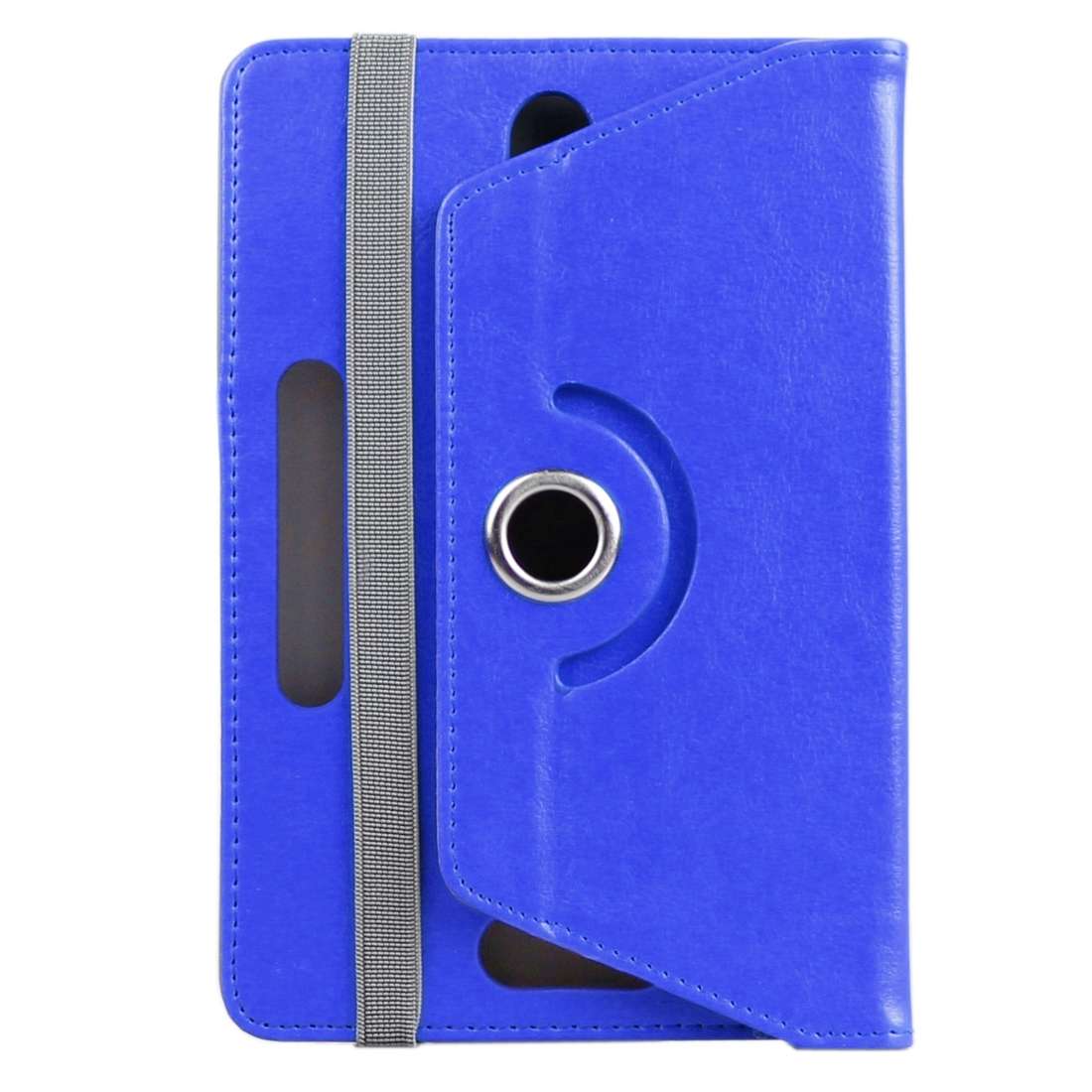 ENKAY 9 inch Tablets Leather Case Crazy Horse Texture 360 Degrees Rotation Protect ... (Dark Blue)