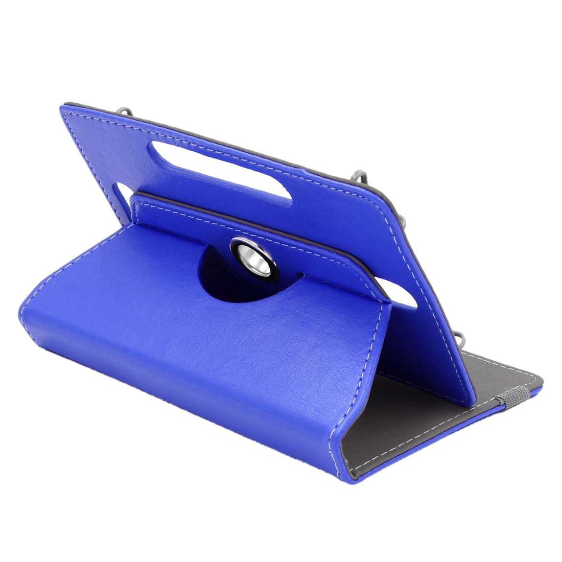 ENKAY 9 inch Tablets Leather Case Crazy Horse Texture 360 Degrees Rotation Protect ... (Dark Blue)