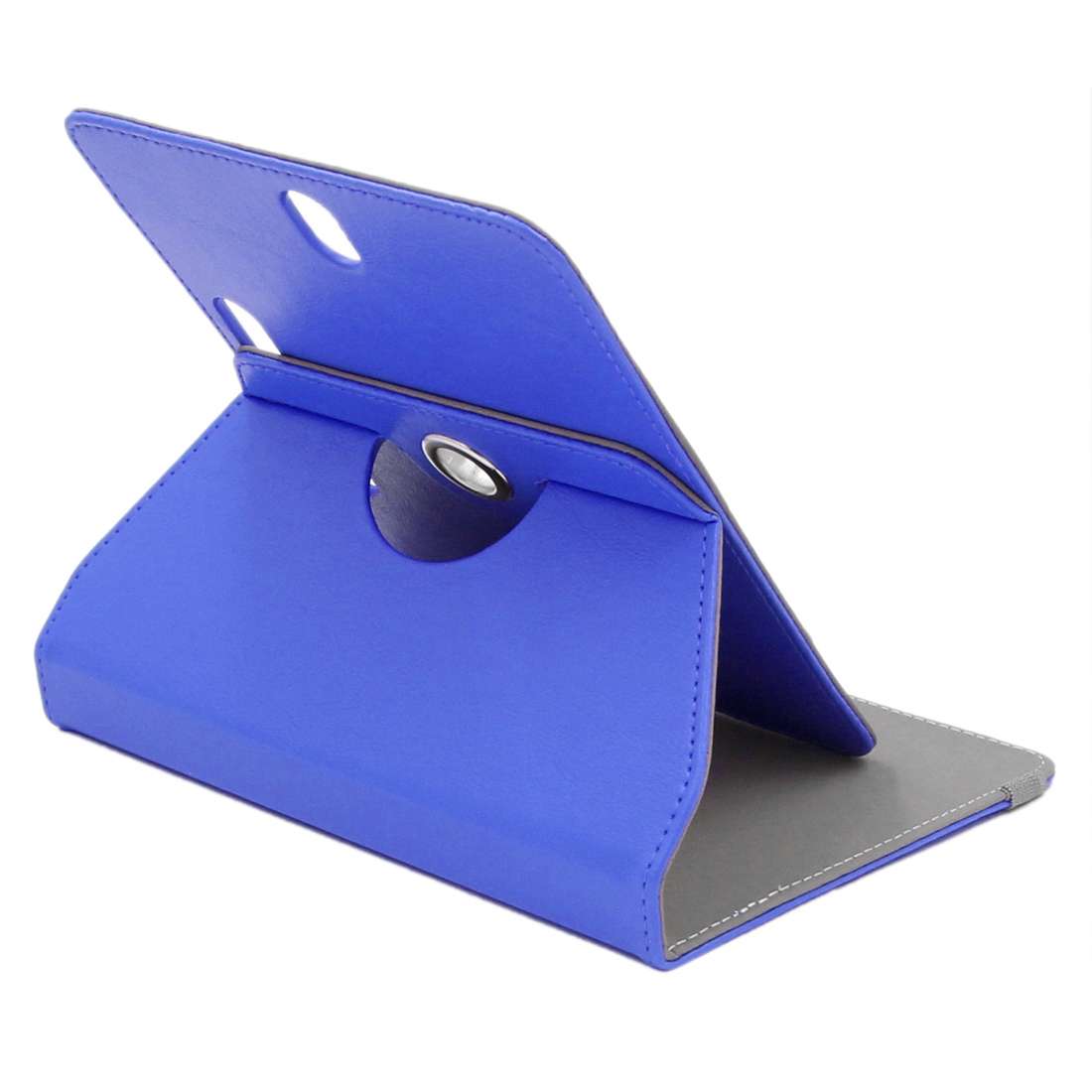 ENKAY 9 inch Tablets Leather Case Crazy Horse Texture 360 Degrees Rotation Protect ... (Dark Blue)