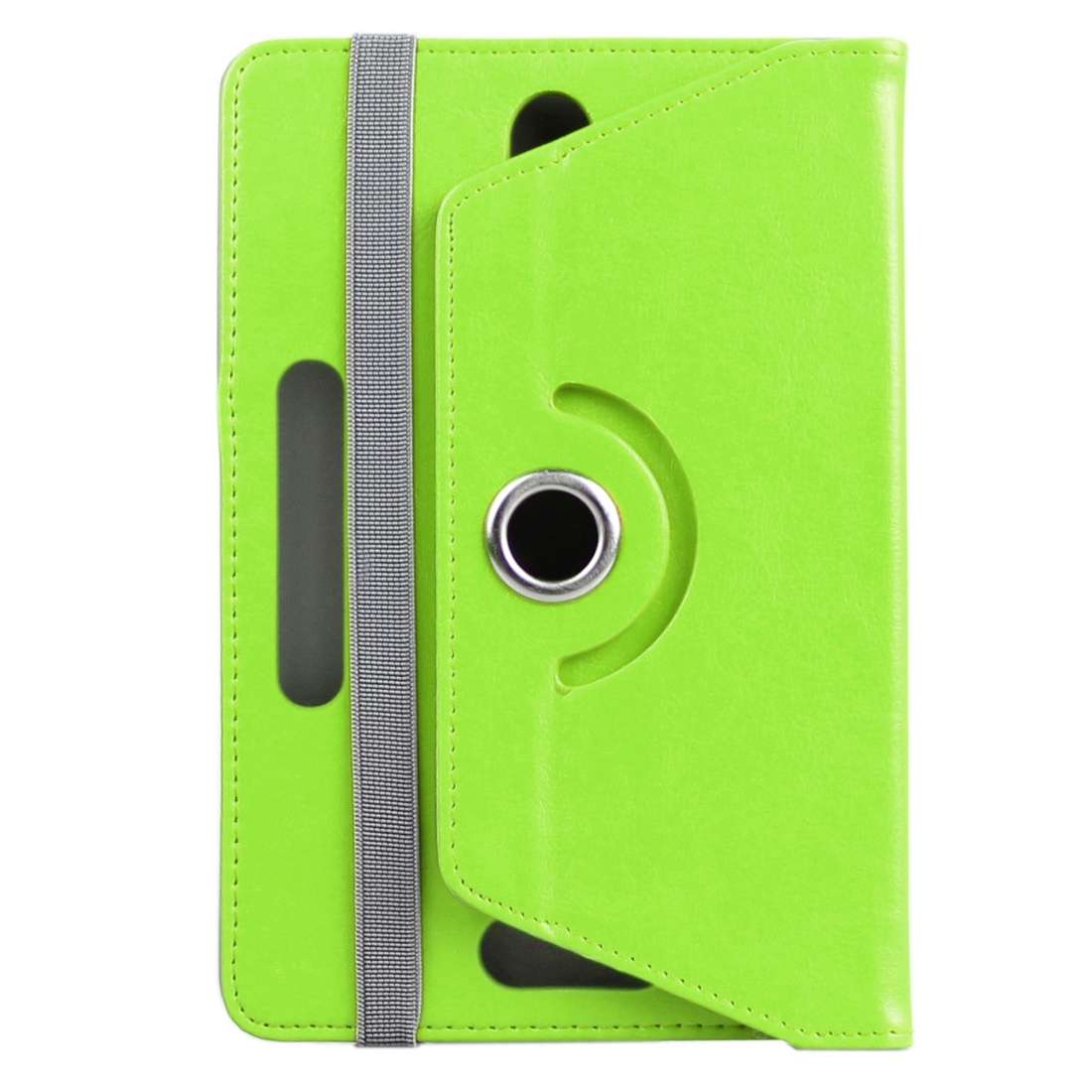 ENKAY 9 inch Tablets Leather Case Crazy Horse Texture 360 Degrees Rotation Protective ... (Green)