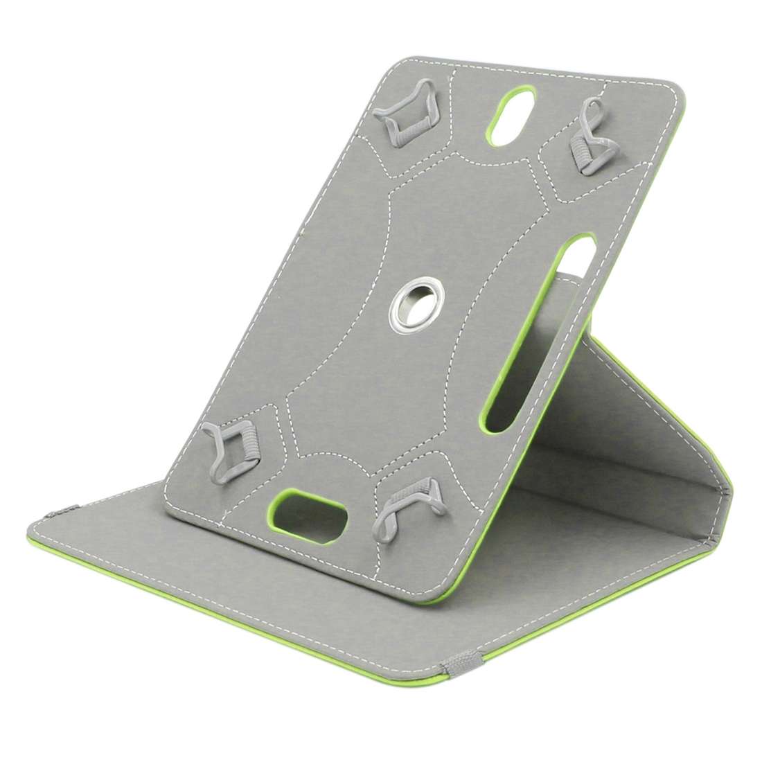 ENKAY 9 inch Tablets Leather Case Crazy Horse Texture 360 Degrees Rotation Protective ... (Green)