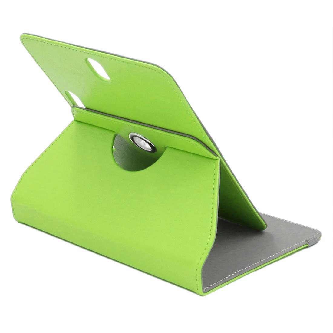 ENKAY 9 inch Tablets Leather Case Crazy Horse Texture 360 Degrees Rotation Protective ... (Green)