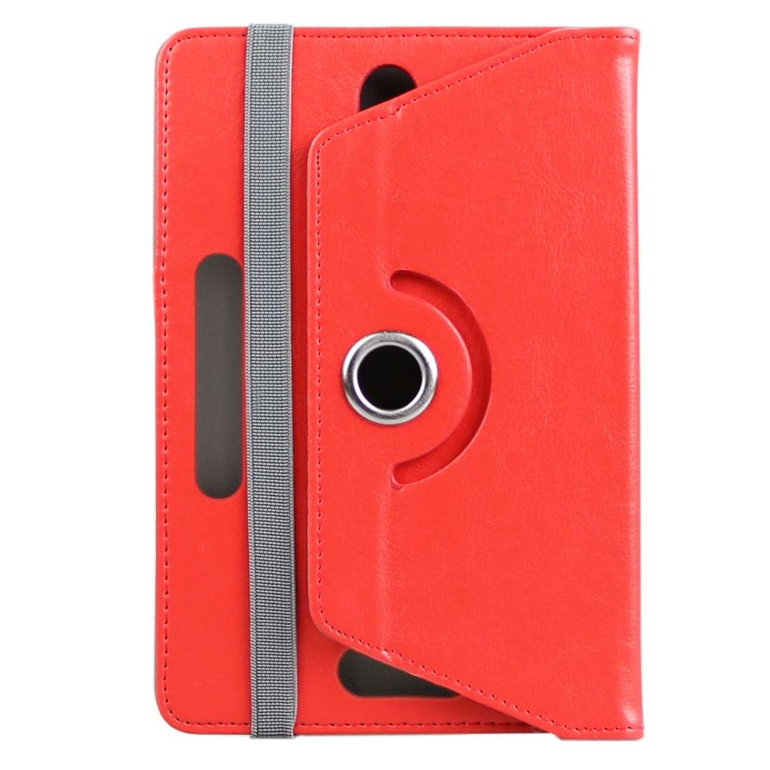 ENKAY 9 inch Tablets Leather Case Crazy Horse Texture 360 Degrees Rotation Protective Ca ... (Red)