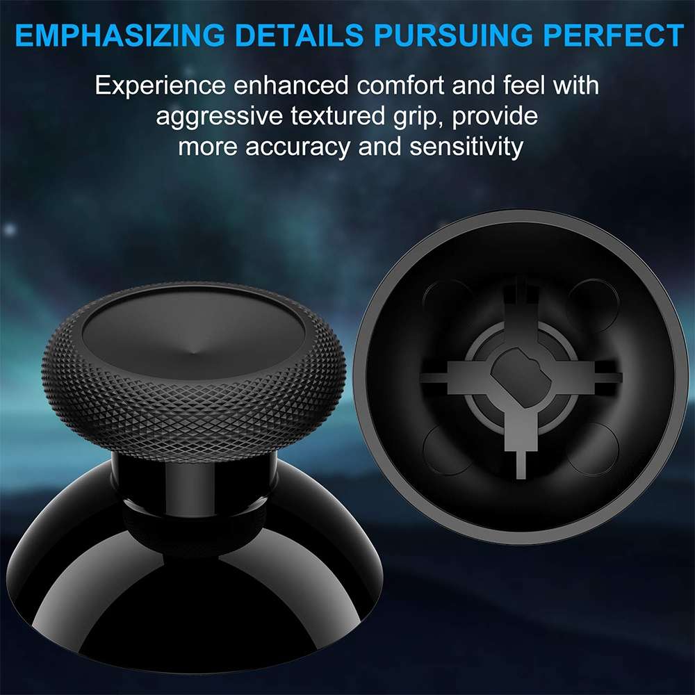 10 PCS Controller Joystick 3D Analog Cap for Xbox One(Black)