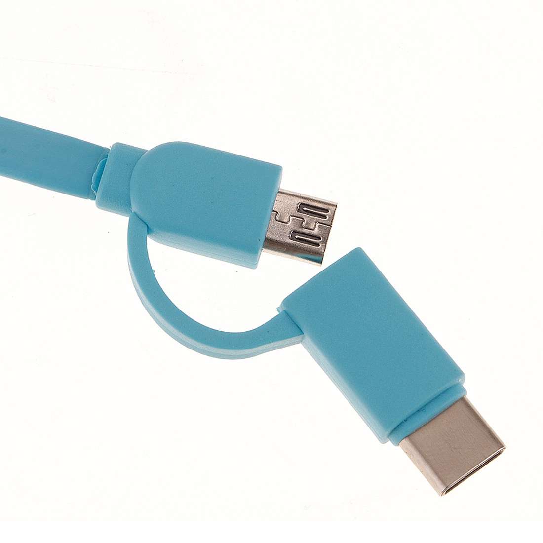 1m 2A Two in One Retractable Micro USB to Type-C Data Sync Charging Cable