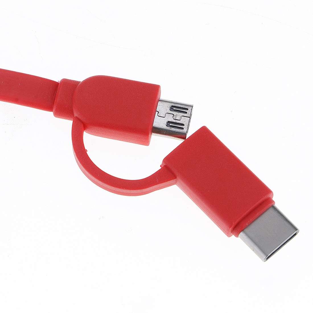 1m 2A Two in One Retractable Micro USB to Type-C Data Sync Charging Cable