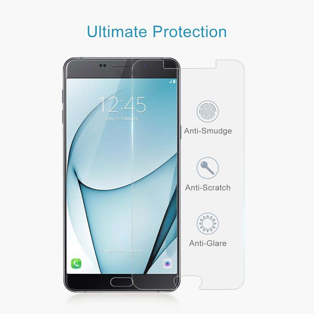 10 PCS 0.26mm 9H 2.5D Tempered Glass Film for Galaxy A9 Pro (2016)