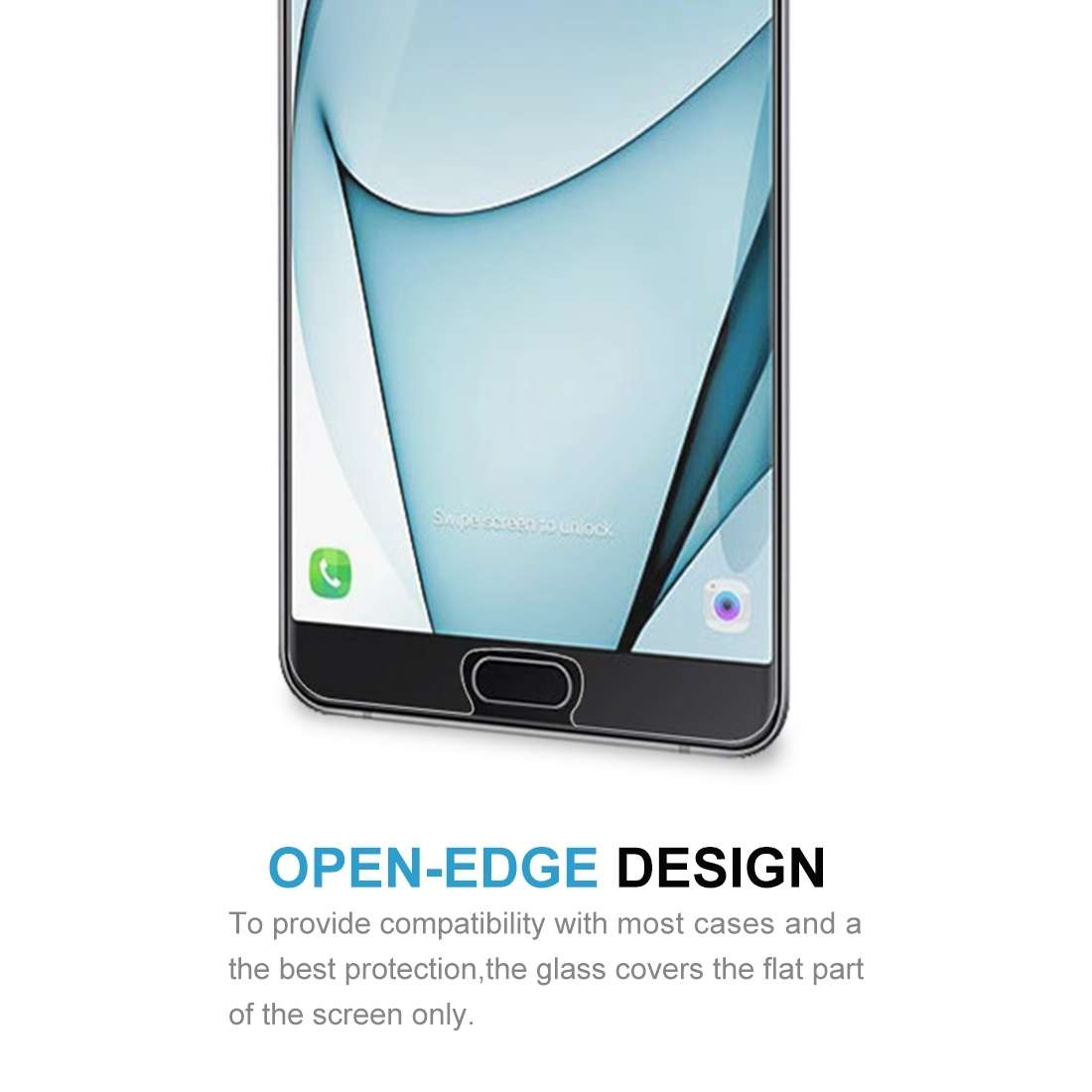 10 PCS 0.26mm 9H 2.5D Tempered Glass Film for Galaxy A9 Pro (2016)