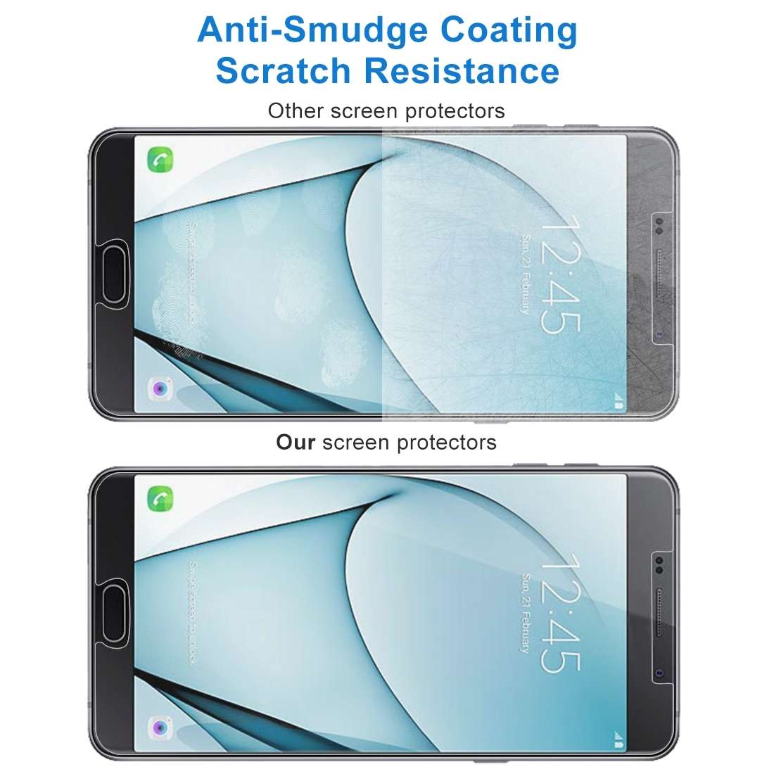 10 PCS 0.26mm 9H 2.5D Tempered Glass Film for Galaxy A9 Pro (2016)