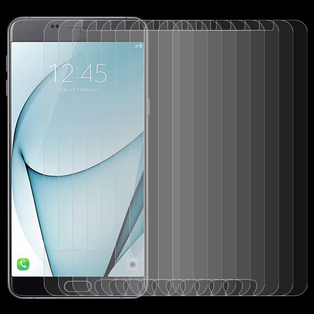 10 PCS 0.26mm 9H 2.5D Tempered Glass Film for Galaxy A9 Pro (2016)