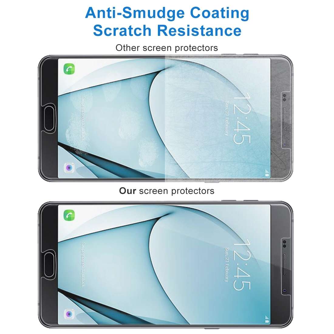 50 PCS 0.26mm 9H 2.5D Tempered Glass Film for Galaxy A9 Pro (2016)