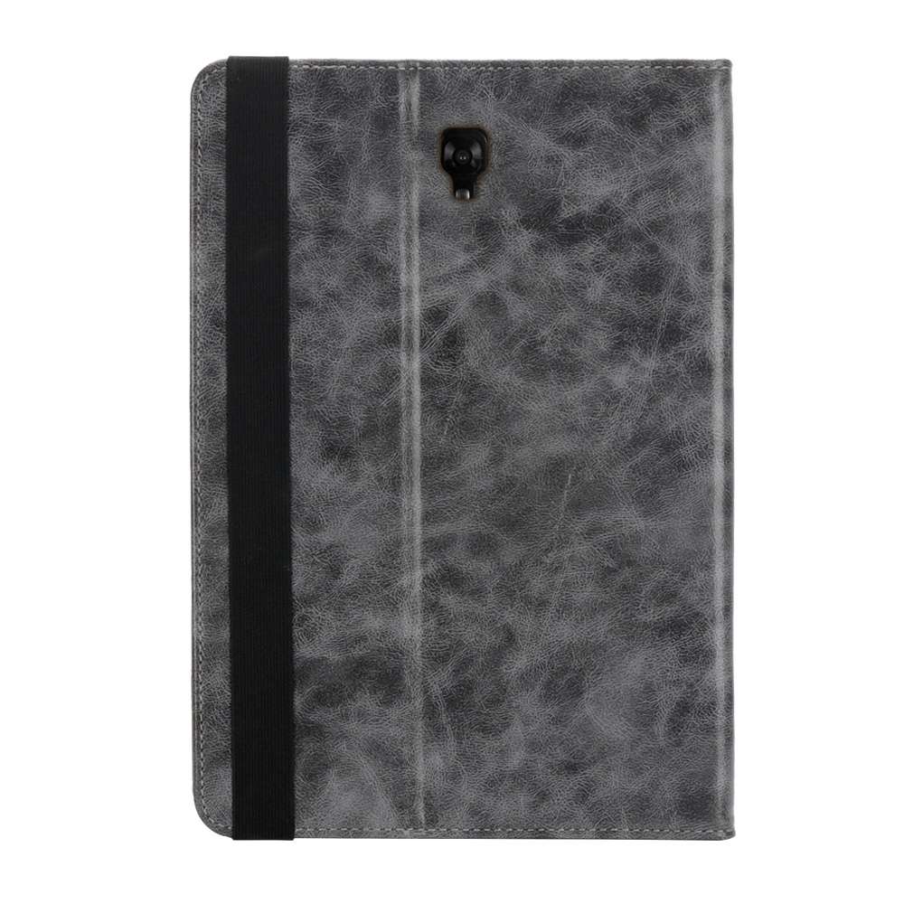 Horizontal Flip Leather Case for Galaxy Tab A T590 10.5 inch, with Double Card Slots & ... (Grey)