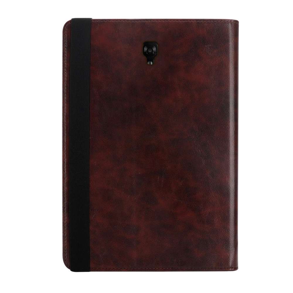 Horizontal Flip Leather Case for Galaxy Tab A T590 10.5 inch, with Double Card Sl ... (Dark Brown)