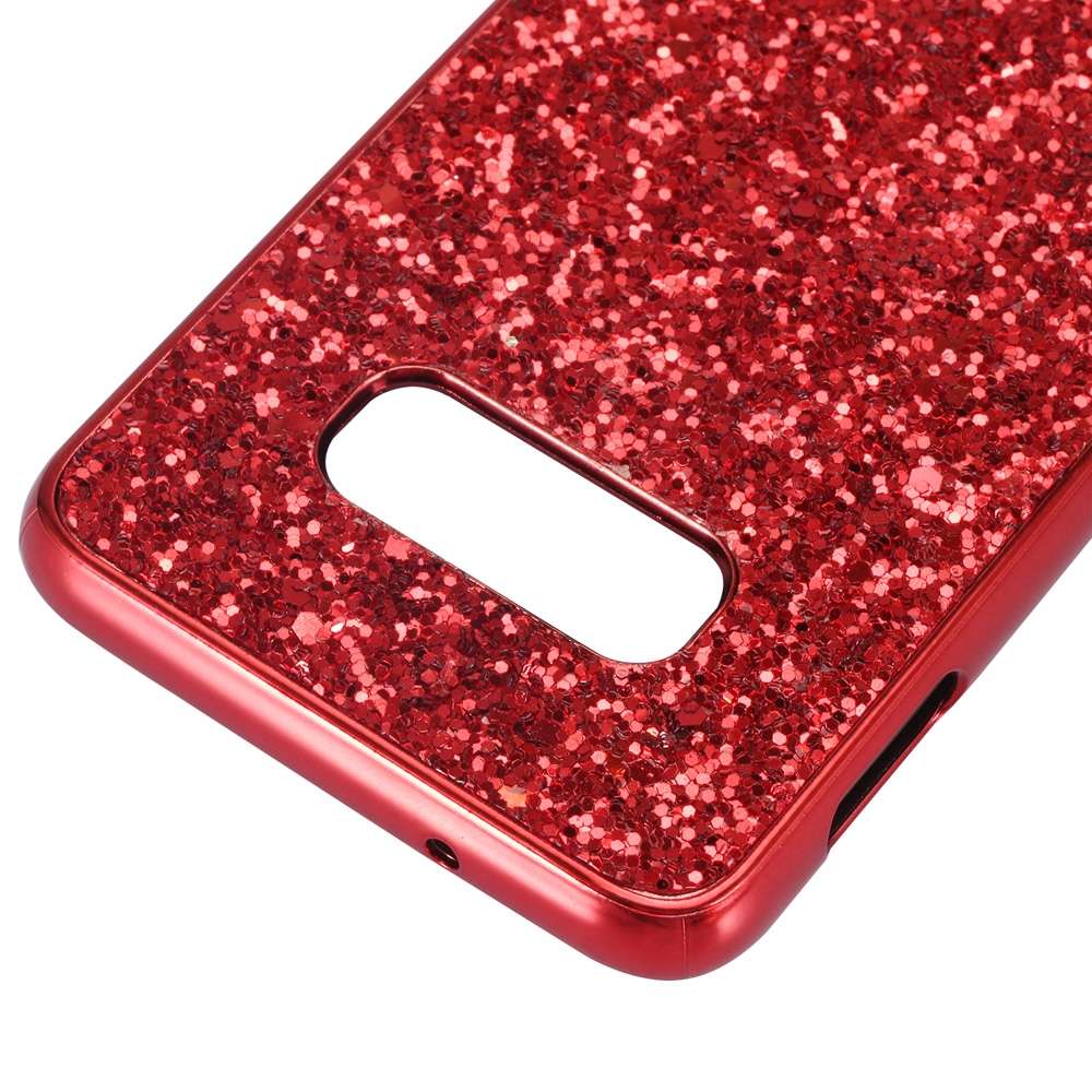 Glitter Powder Shockproof TPU Protective Case for Galaxy S10 (Gold)