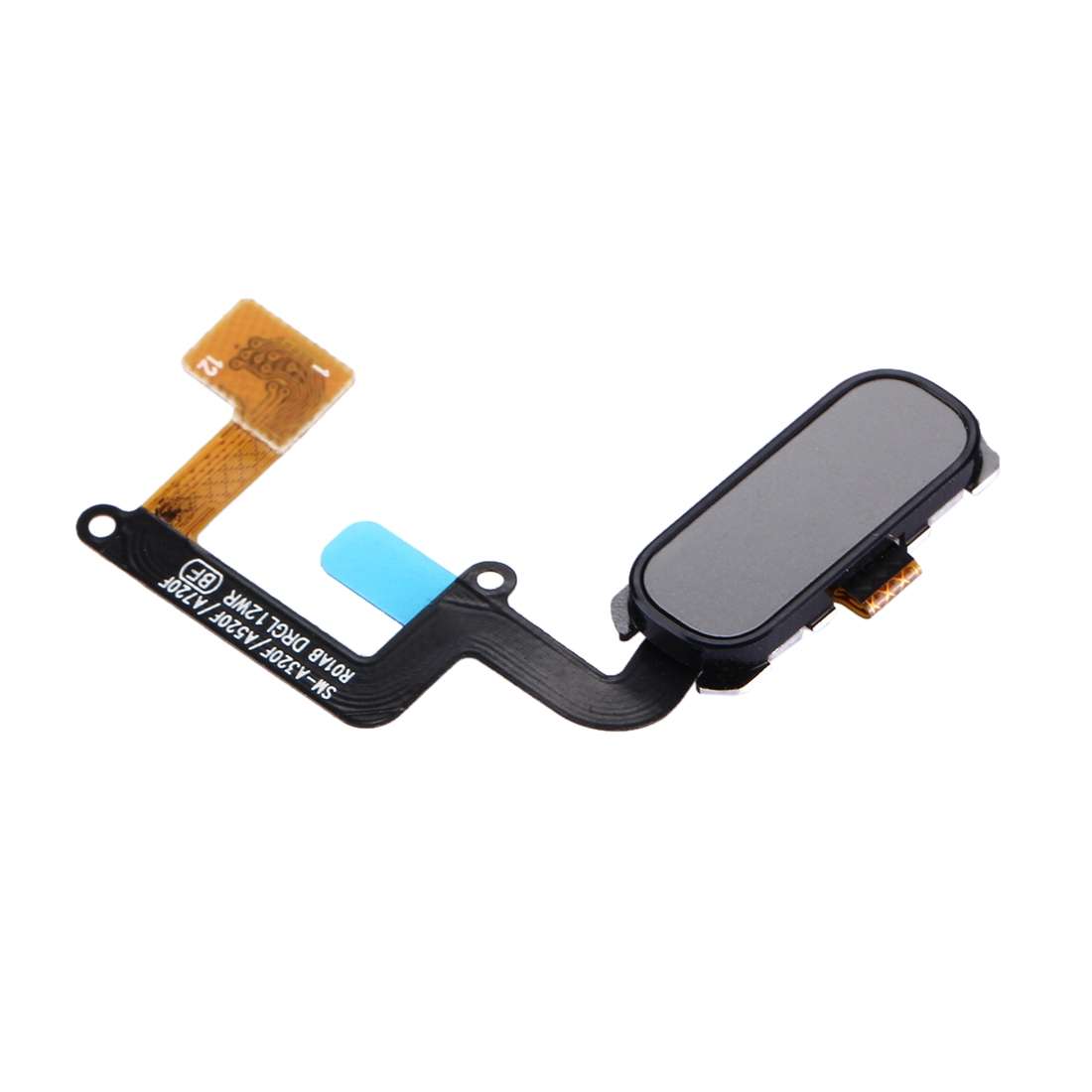 Home Button Flex Cable with Fingerprint Identification for Galaxy A3 (2017) / A320 & A ... (Black)