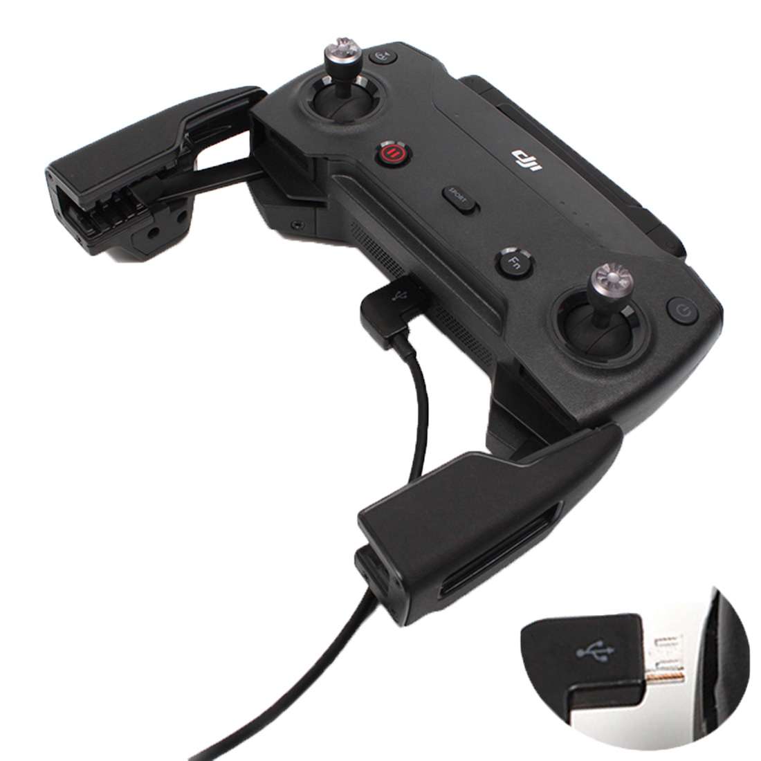 30cm Micro USB to USB-C / Type-C Converting Data Cable Connector for DJI MAVIC PRO & SPARK Remote