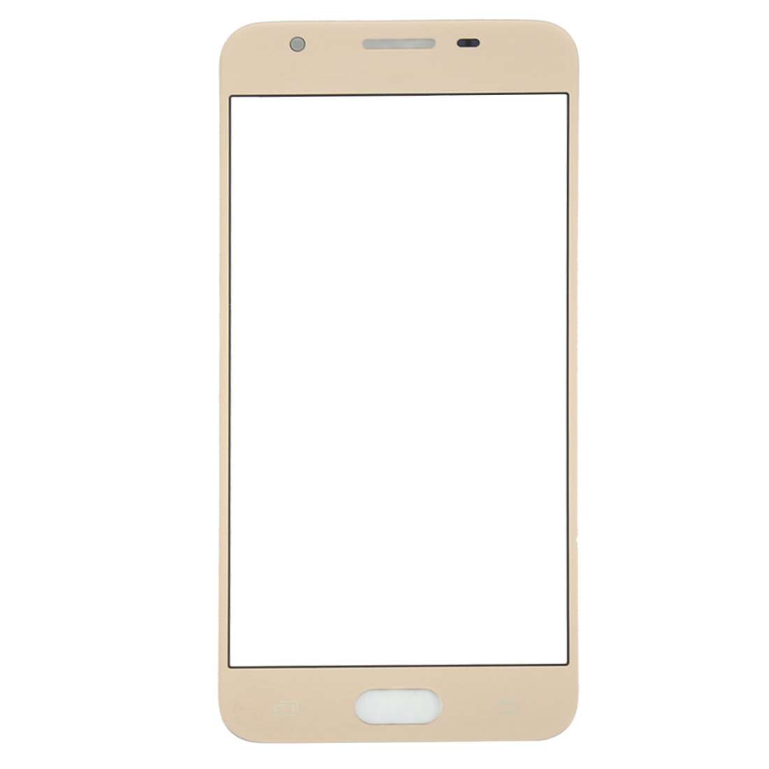 For Galaxy On5 / G550 Front Screen Outer Glass Lens (Black)