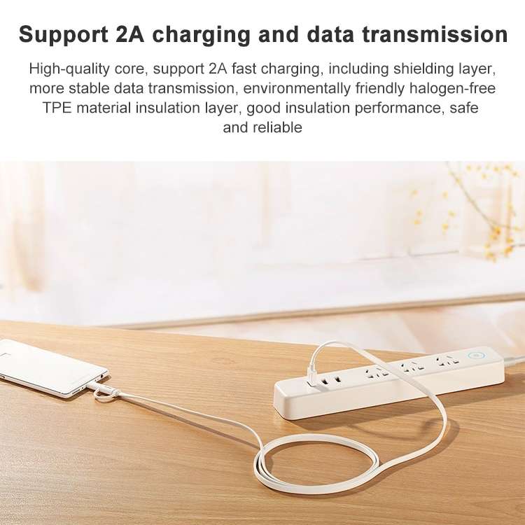 Original Honor AP55S 2 in 1 2A USB to USB-C / Type-C + Micro USB Interface Charging an ... (White)
