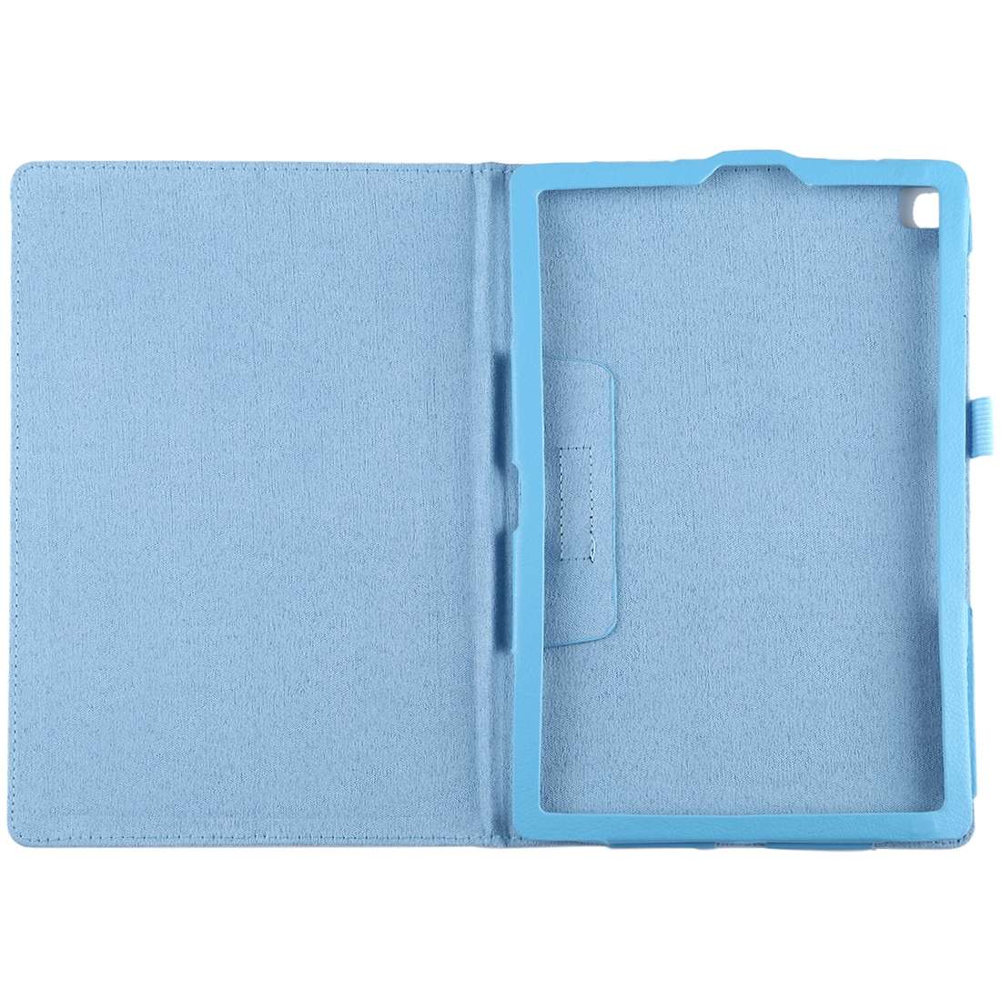 Litchi Texture Horizontal Flip Leather Case for Galaxy Tab S5e 10.5 T720 / T725, with Holder(Blue)