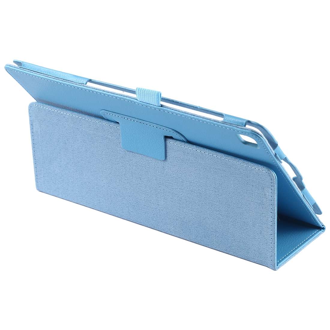 Litchi Texture Horizontal Flip Leather Case for Galaxy Tab S5e 10.5 T720 / T725, with Holder(Blue)