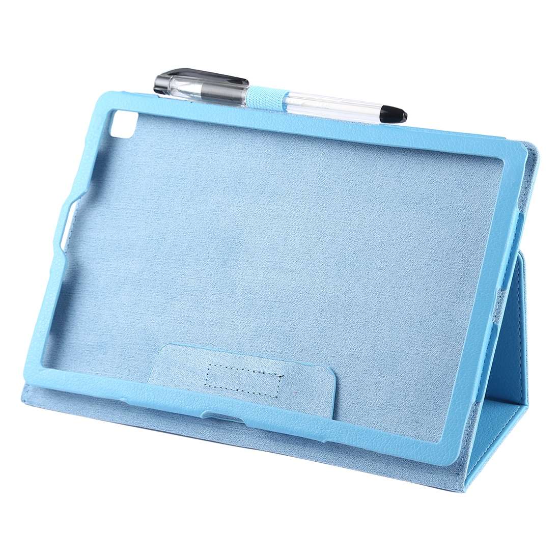 Litchi Texture Horizontal Flip Leather Case for Galaxy Tab S5e 10.5 T720 / T725, with Holder(Blue)