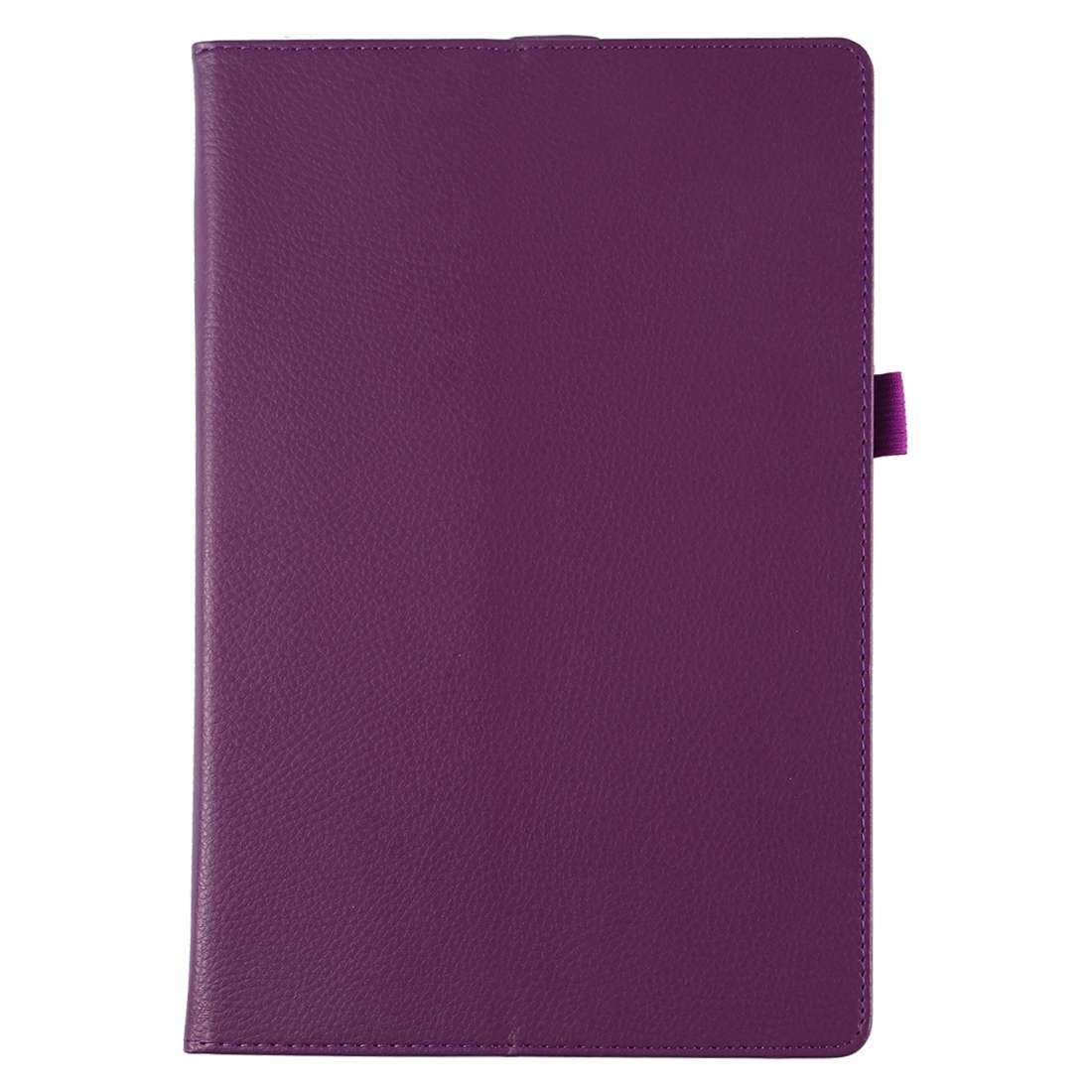 Litchi Texture Horizontal Flip Leather Case for Galaxy Tab S5e 10.5 T720 / T725, with ... (Purple)