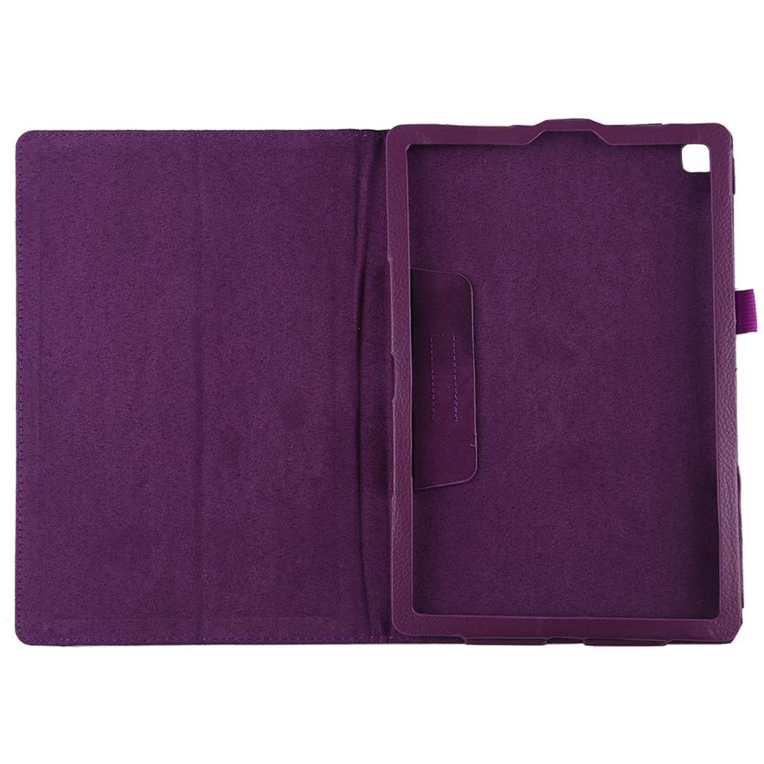 Litchi Texture Horizontal Flip Leather Case for Galaxy Tab S5e 10.5 T720 / T725, with ... (Purple)