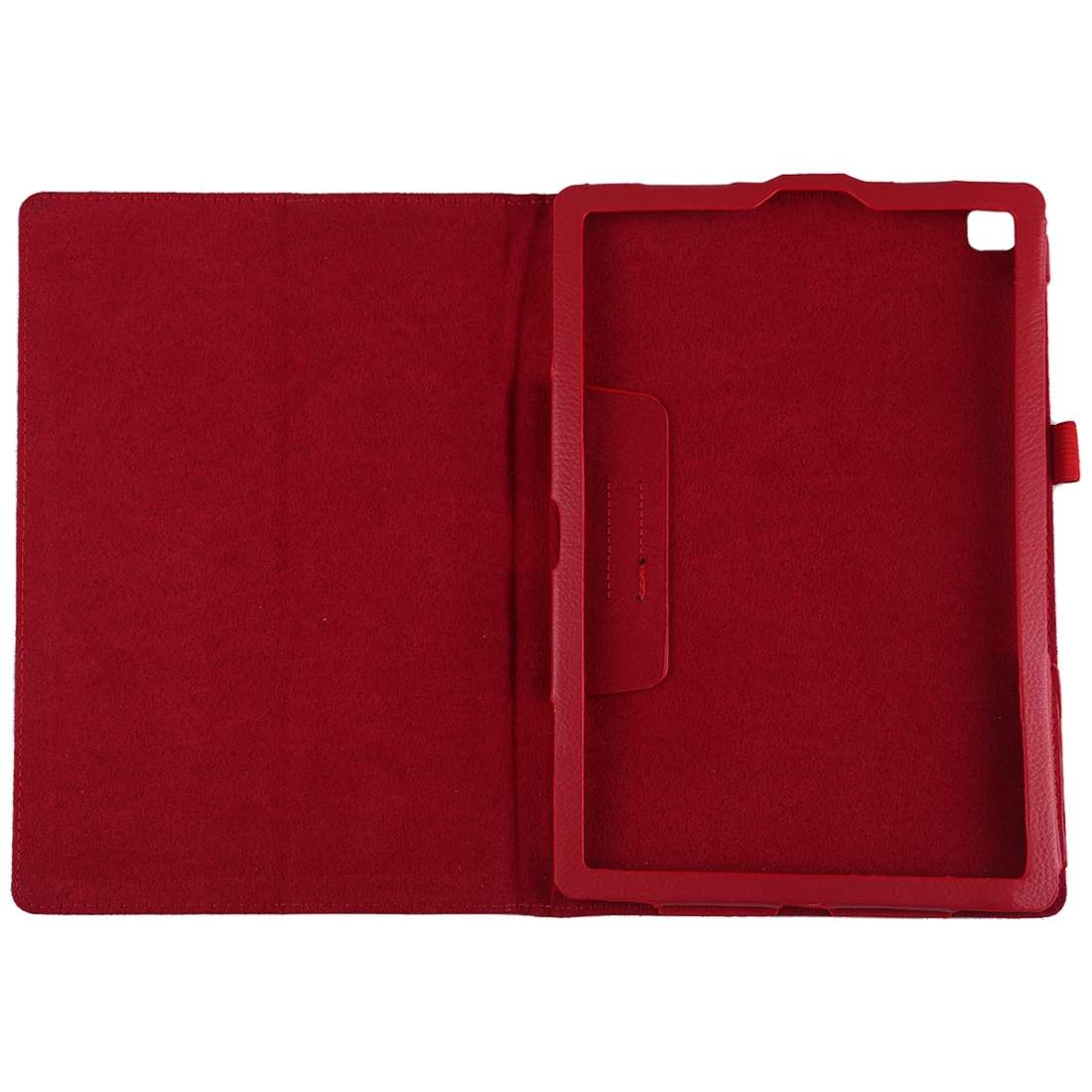 Litchi Texture Horizontal Flip Leather Case for Galaxy Tab S5e 10.5 T720 / T725, with Holder(Red)