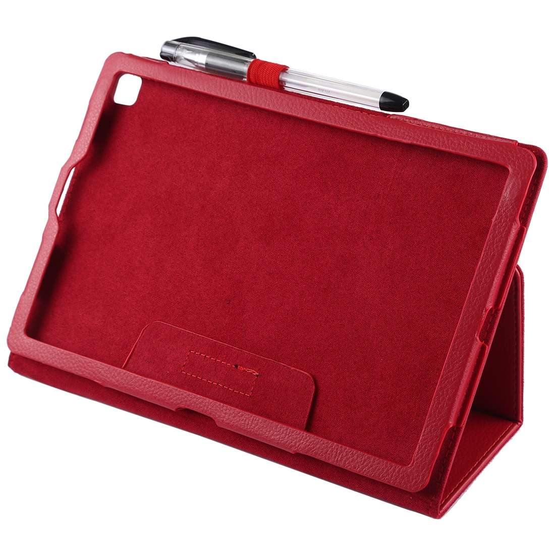 Litchi Texture Horizontal Flip Leather Case for Galaxy Tab S5e 10.5 T720 / T725, with Holder(Red)