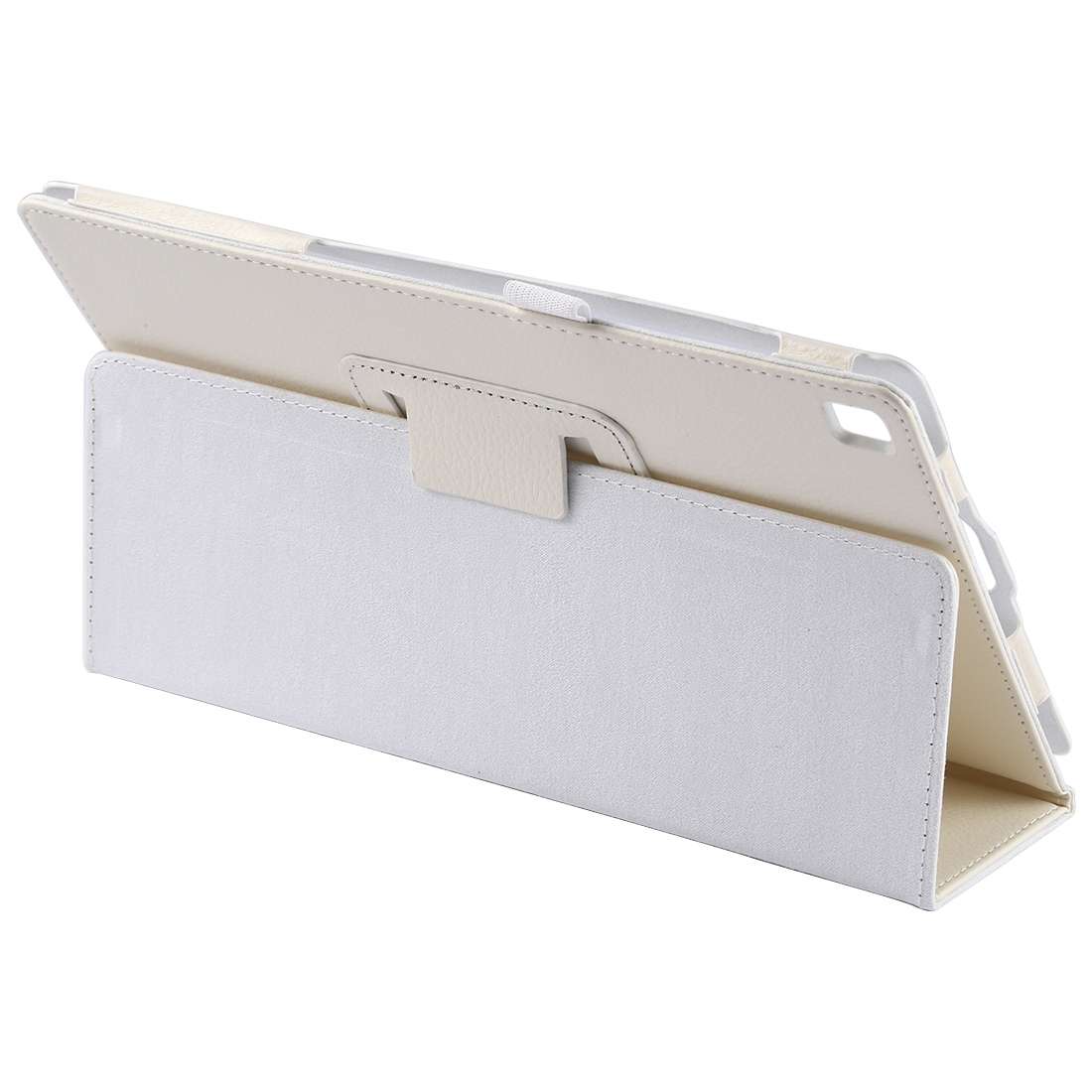 Litchi Texture Horizontal Flip Leather Case for Galaxy Tab S5e 10.5 T720 / T725, with ... (White)