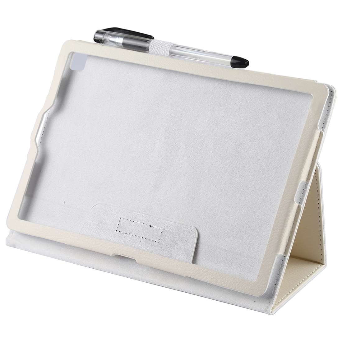 Litchi Texture Horizontal Flip Leather Case for Galaxy Tab S5e 10.5 T720 / T725, with ... (White)