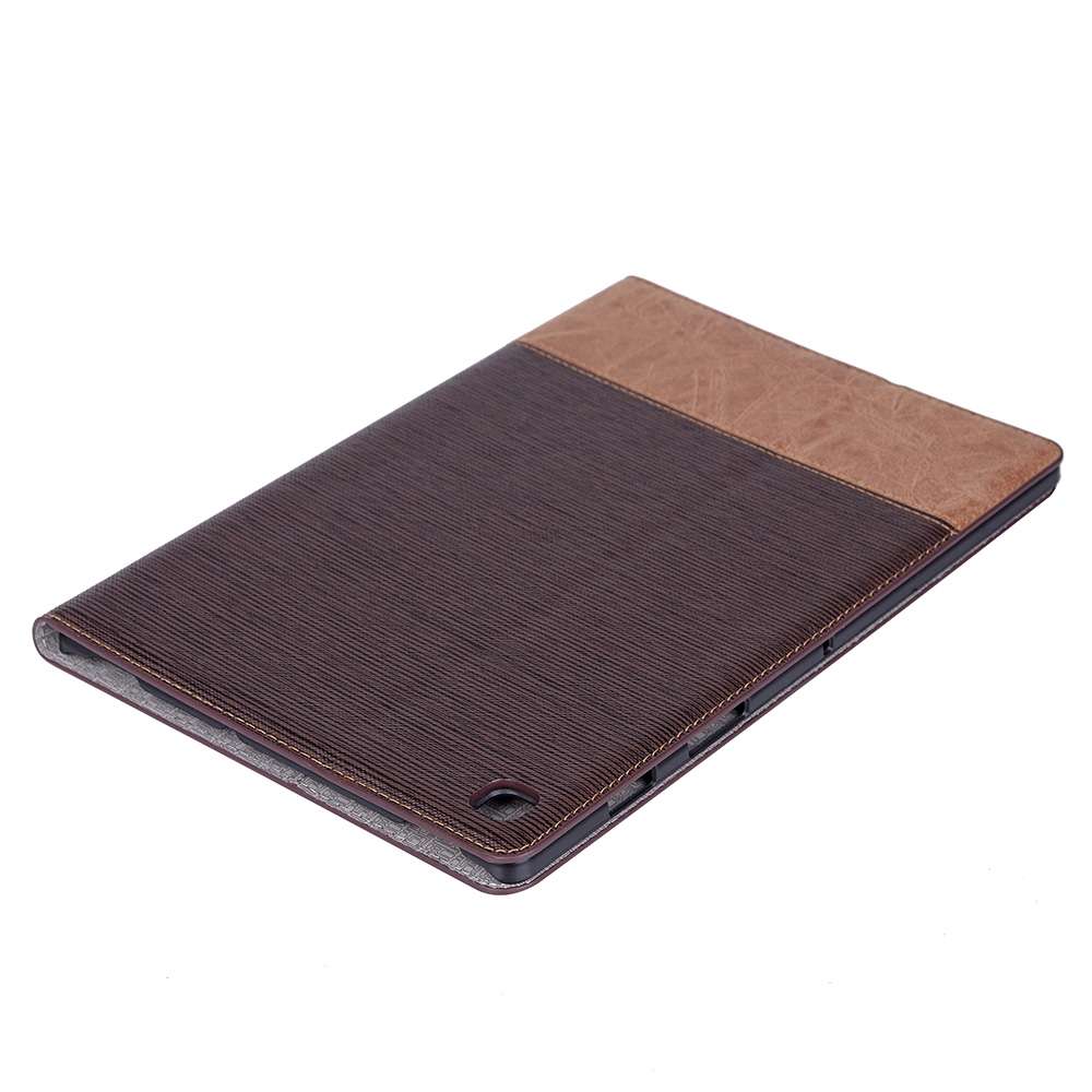 Cross Texture Horizontal Flip Leather Case for Galaxy Tab S5e 10.5 T720 / T725, with ... (Coffee)