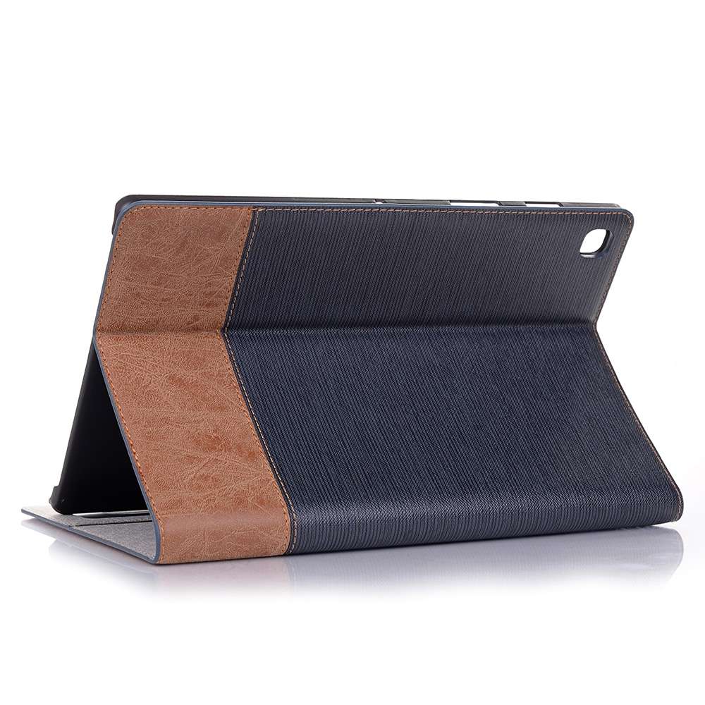 Cross Texture Horizontal Flip Leather Case for Galaxy Tab S5e 10.5 T720 / T725, wi ... (Dark Blue)